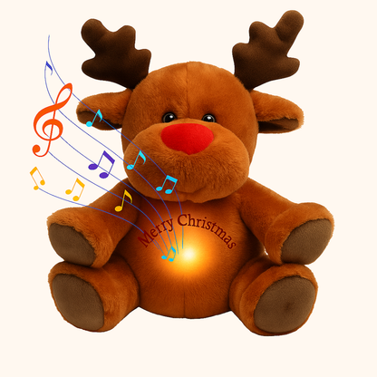 Breathing Calming Reindeer – Light-Up Anti-Stress Plush